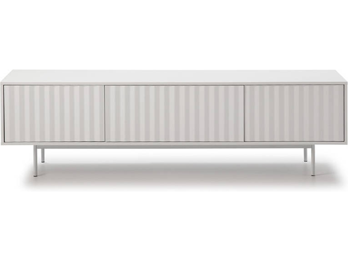 Mueble TV BAZAR MONDIALE Sierra (Blanco - MDF - 180x40x52 cm)