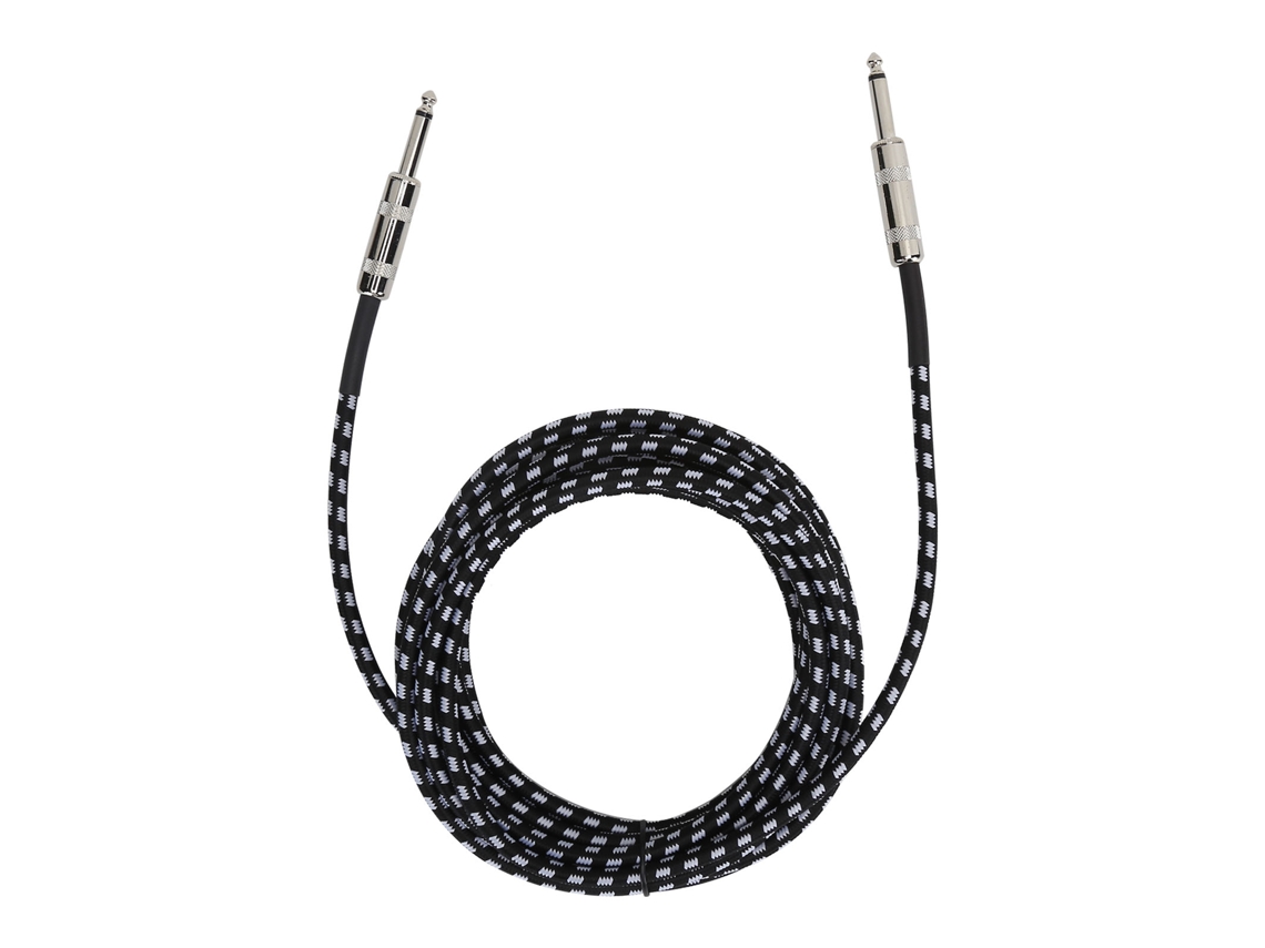 Cable De Guitarra Jorindo De 6,35 Mm, 6 M, Doble Aislamiento, Awg22, Cobre Libre De Oxígeno, De Bajo Ruido, Para Instrumentos Musicales Y Amplificadores.