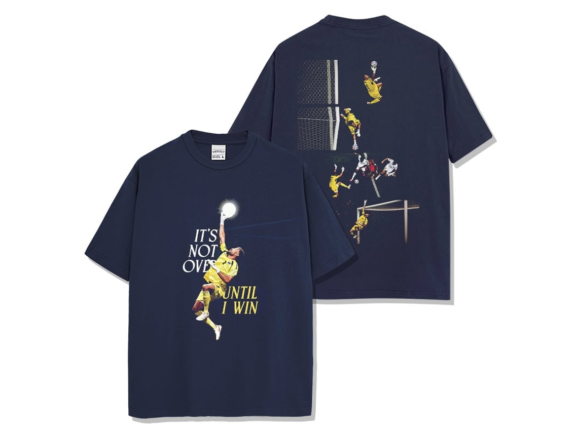 Camiseta Casual Azul Marino Talla Xl Estampado Vozinha Portero Camiseta Algodón Transpirable Hinchas Copa Mundial De 2026
