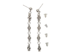 Elegantes, Delicados Y Seguros Pendientes Colgantes Lineales De Cobre Blanco Para Mujer, Fiestas Y Bodas.
