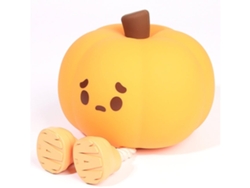 Luz de noche de calabaza de silicona regulable para el cuidado del bebé, lámpara recargable, divertidas decoraciones de mesa y Facpoet