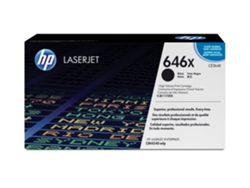 Cartucho de tóner original LaserJet HP 646X de alta capacidad negro para Laserjet Enterprise  serie CM4540mfp