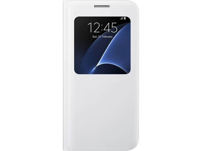 Funda SAMSUNG Galaxy S7 S View Blanco
