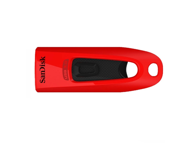Pendrive USB SANDISK Ultra 3.0 64 GB Rojo