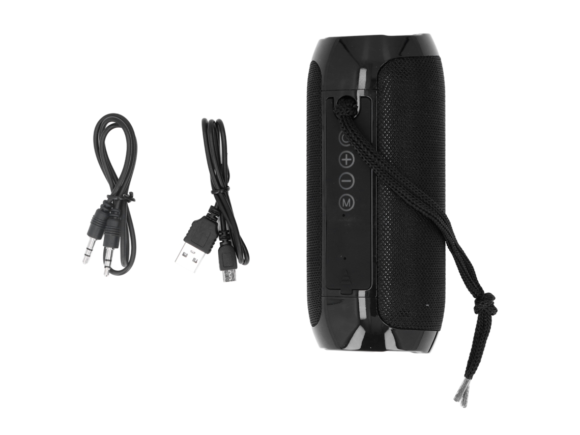 RNEMITERY Altavoz Bluetooth portátil con sonido envolvente, sonido estéreo, conectividad inalámbrica, batería recargable, diseño compacto, pantalla a prueba de 