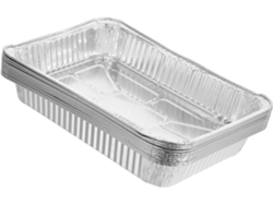 Paquete De 10 Bandejas De Papel De Aluminio Extra Gruesas Para El Hogar