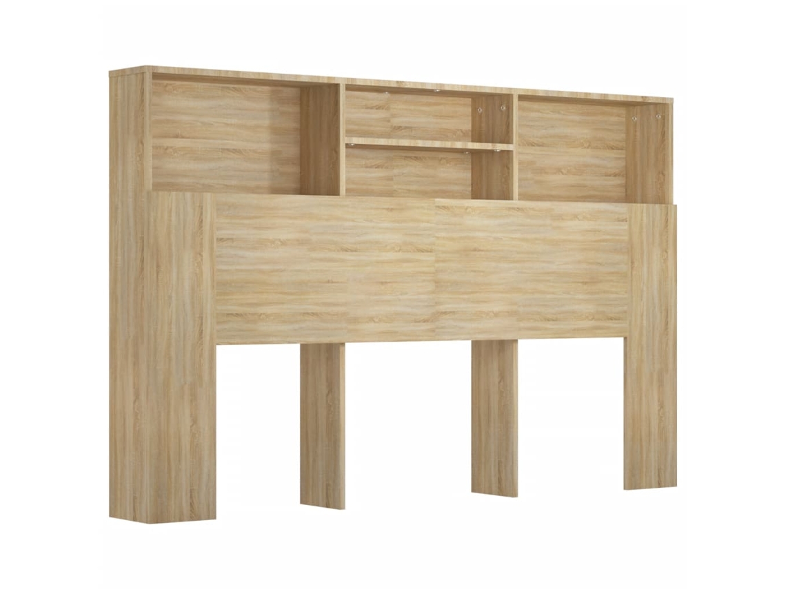 Armario cabecero VIDAXL Marrón Madera contrachapada (160x19x103.5 cm)