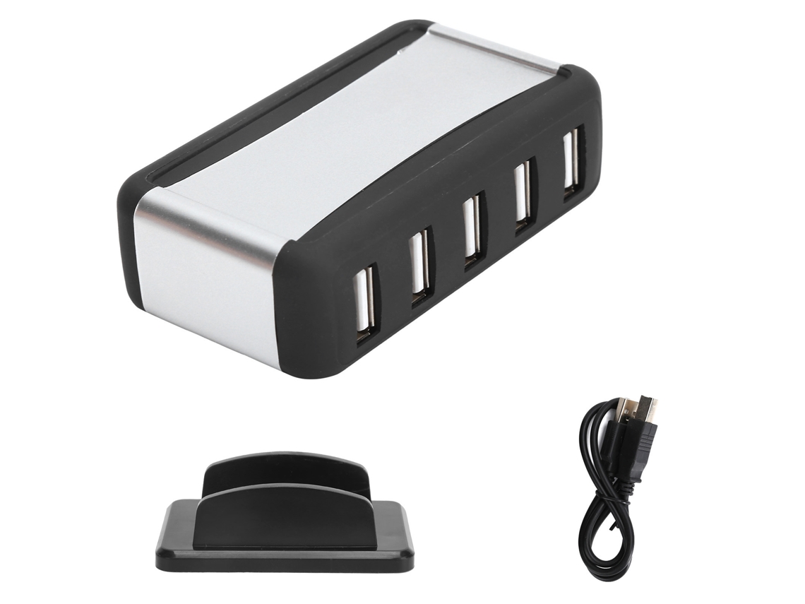 Hub Usb 7 Portas Com Fonte De Alimentação Para Computadores Desktops Notebooks Alta Velocidade
