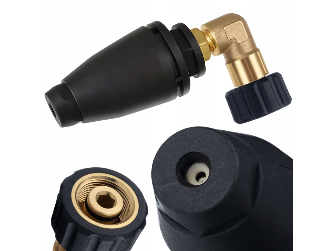 Boquilla rotativa Turbo M22 de 9° – Alta precisión | 15 bar | Compatible con hidrolimpiadoras Karcher Bosch