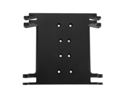 Placa Protectora De Chasis Para Coche Rc En Aleación De Aluminio Ligera Con Múltiples Orificios Para Coche Rc Rr10 1/10 Negro