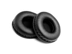 Auriculares De Reemplazo De Cuero Pu, Almohadillas Para Orejas Estilo Donut Para Auriculares, 55mm, Color Negro
