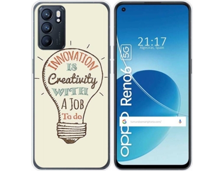 Carcasa Oppo Reno 6 5G TUMUNDOSMARTPHONE Creativity