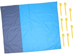1 Pieza Manta De Picnic Portátil Impermeable Con Estacas Alfombra De Playa Y