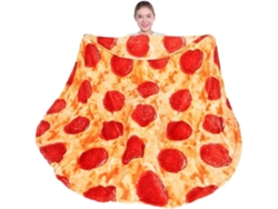 Manta De Cama, Manta Con Estampado De Pizza Divertida, Mantas De Comida Divertidas Y Realistas Para.