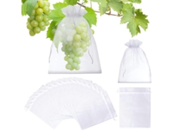 Bolsas Protectoras Para Frutas, 100 Unidades, Fundas Protectoras Con Cordón, Transpirables Y Reutilizables, Bolsas De