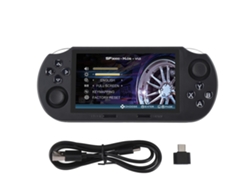 Consola De Juegos Portátil Retro Con Pantalla Ips De 4,5 Pulgadas, 64 Gb De Almacenamiento Y 14 Emuladores Compatibles Para El Entretenimiento.