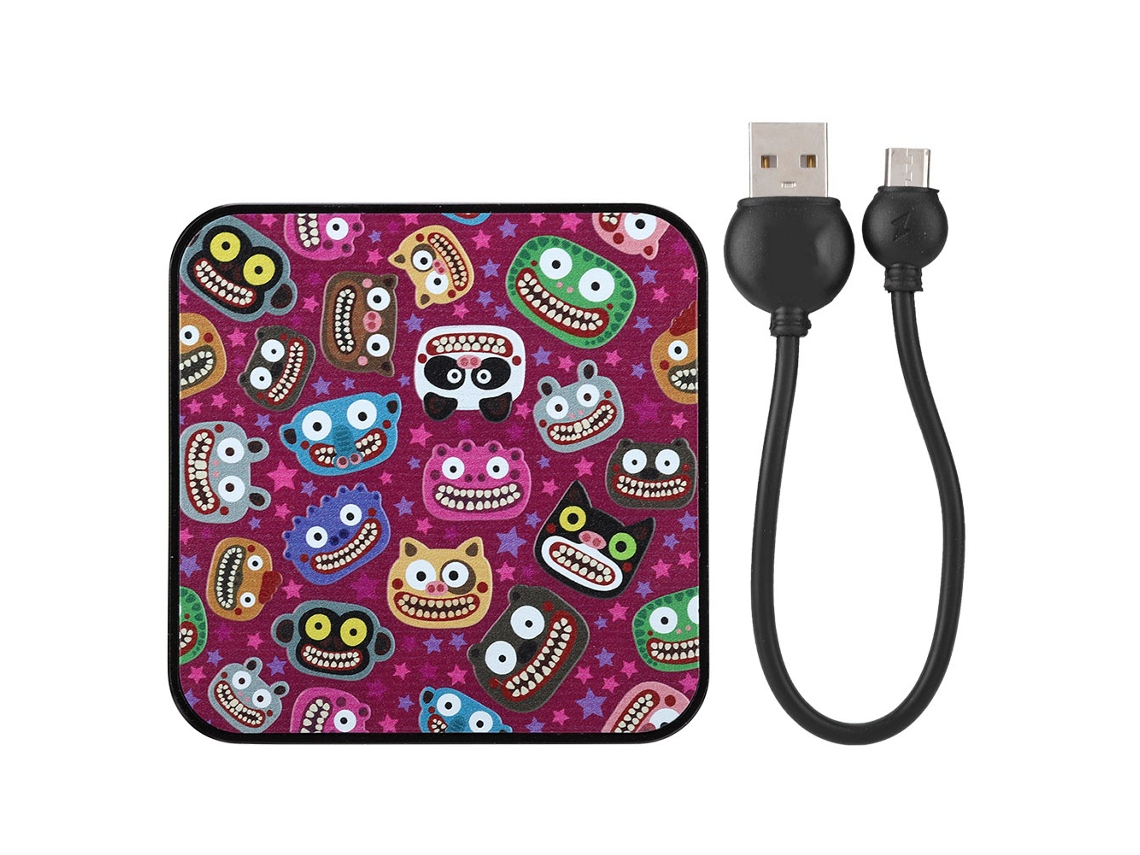 Batería portátil EOOCOO de 8000 mAh con carga rápida - Roja