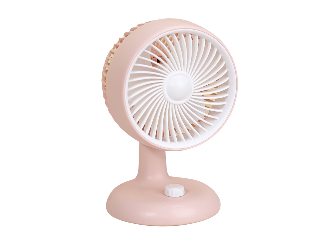Ventilador De Escritorio Usb Portátil, Silencioso Y Recargable Con Potente Flujo De Aire Para Estudiantes Y Oficinas - Rosa Sakura