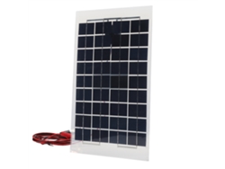 Panel solar portátil (18 V, 10 W, resistente al agua IP65)
