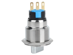 Conmutador De Cambio De Rotación De Acero Inoxidable 19mm Ip67 Interruptor Selectivo 3 Pines 2 Niveles