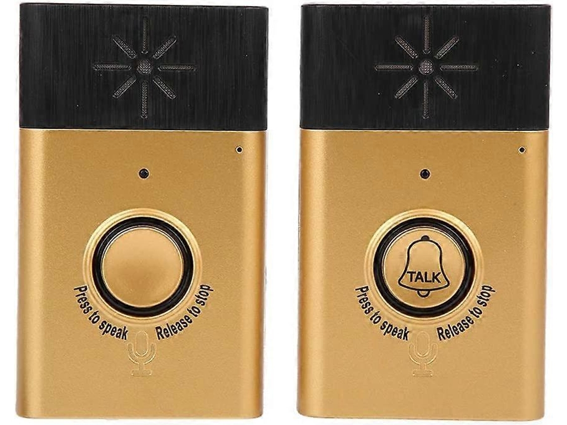 Intercomunicador Inalámbrico Bidireccional Con Timbre De Seguridad Intercambiable Brilvibera_gsg