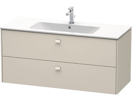 Mueble bajo lavabo DURAVIT Brioso de pared 122,0 x 47,9 cm con 2 cajones incl. hueco para sifón y delantal para lavabo ME by Starck 233612