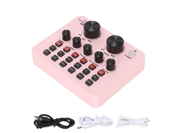 Kit De Mezclador De Sonido De Doble Canal V8 Usb Live Sound Card 48khz 16bits