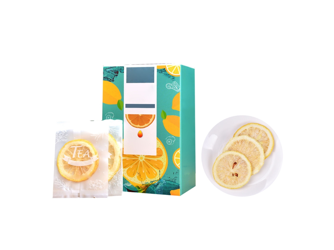 Rodajas De Limón Liofilizadas En Bolsitas De Té - 20 Unidades Para Bebidas Y Cocina