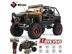 Coche RC 1/10 4x4 2.4G, todoterreno profesional con 45 minutos de autonomía, modelo de escalada. Aeuzwr