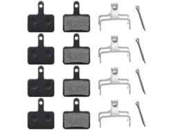 4 Pares De Pastillas De Freno Para Bicicleta Con Fibra De Cobre, Compatibles Con Shimano Y Nexave.