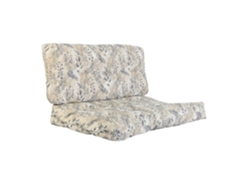 Set 2 Cojin Suelo Algodon Ramas 120x80x16cm