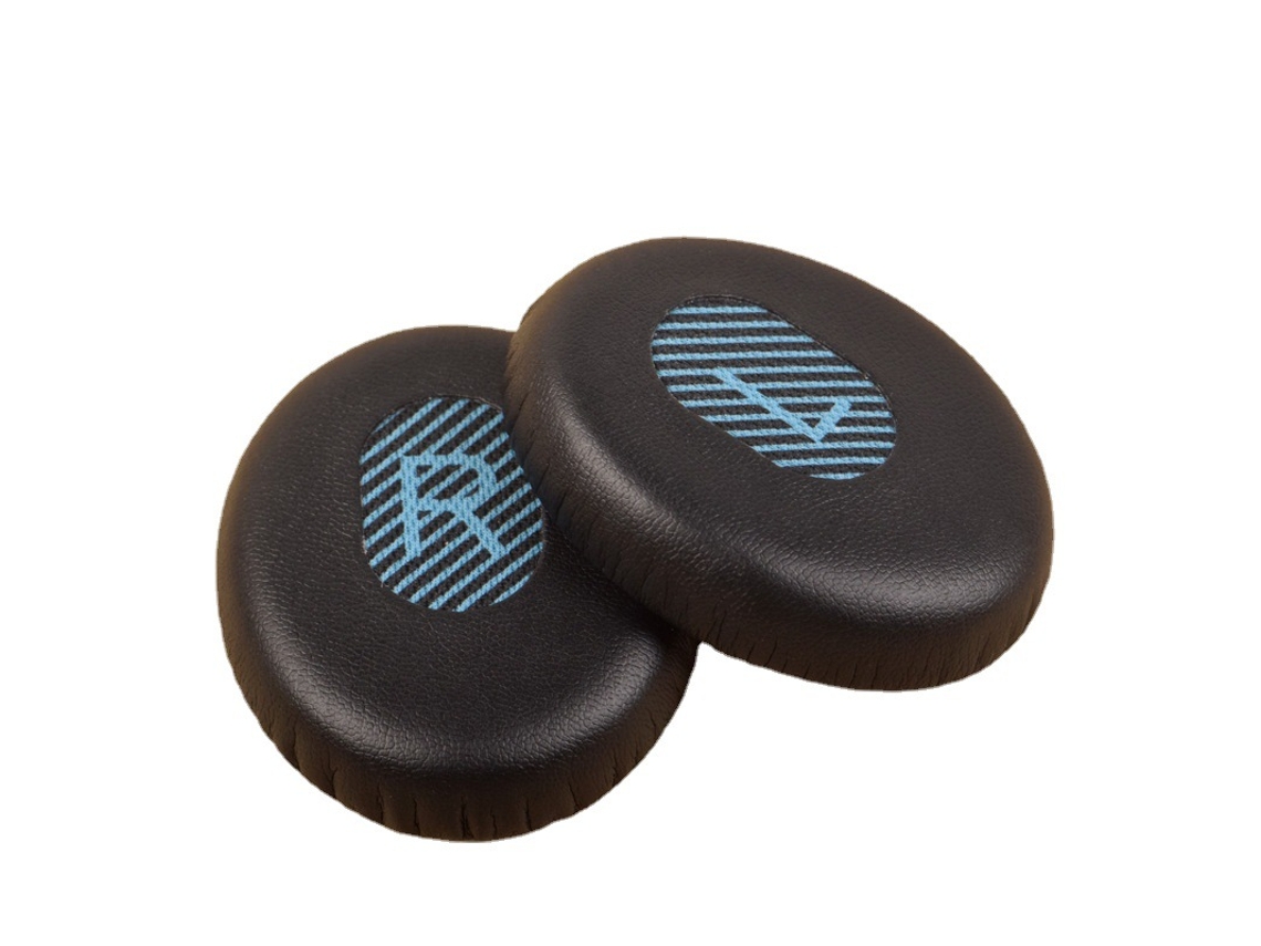 Almohadillas de espuma suave para auriculares Bose QC3, negras