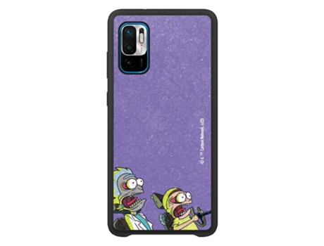 Funda Móvil Oficial Rick Morty Warner Bros para Xiaomi Redmi Note 10 5G Cn PHONECASES3D Piel Sintética Negro