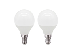Pack 2 Bombillas LED Esférica E14 6W Equi.40W 470lm 10000H 1Primer Leader