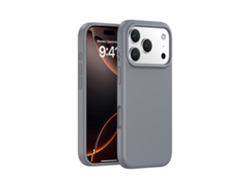 (gris Carbón, Iphone 17 Pro Max) Funda De Silicona Líquida Para Iphone, Protección Integral Para El Botón De La Cámara.