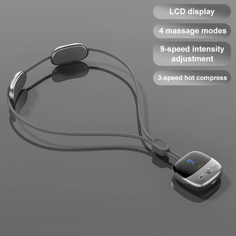 Mini Massageador Portátil Inteligente Para Pescoço, Costas E Ombros, Com Compressa Quente E Pulsante, Ideal Relaxamento E Alívio Da Dor (2022).