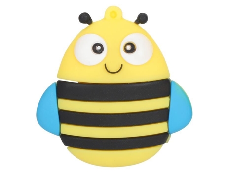 Unidades de Memoria Flash USB 2.0 HURRISE Stick de Almacenamiento en Forma de Abeja Opcional Pendrive para Almacenamiento en Computadora Almacenami...