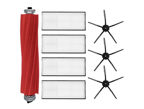 Juego de accesorios de repuesto para Xiaomi Roborock S7, filtro de cepillo principal, cepillos laterales Hepa, repuestos de aspiradora