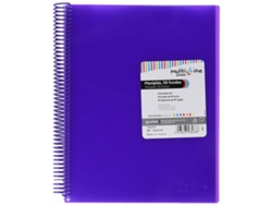 Carpeta de Clasificación a GRAFOPLAS Maxiplás Violeta A4 Espiral