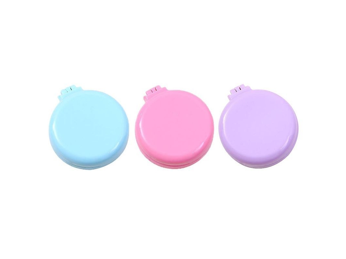 Cepillo De Pelo Portátil Con Espejo, Pequeño Espejo Con Cepillo Para Viajes, Estilo 1