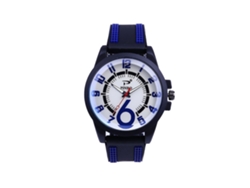 Reloj Deportivo Para Hombre P02-6 Con Correa De Silicona Azul Y Movimiento De Cuarzo.