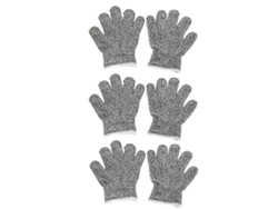 Guantes Hppe Resistentes A Cortes Para Niños, 3 Pares, Jardín, Actividades Al Aire Libre, Trabajo
