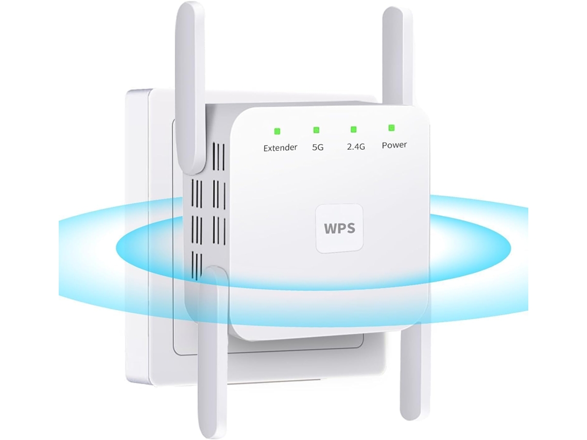 Extensor de Wi-Fi de alta velocidad, aumenta la cobertura hasta 650 m², la tecnología de doble banda garantiza transmisión y juegos ininterrumpidos, cobertura
