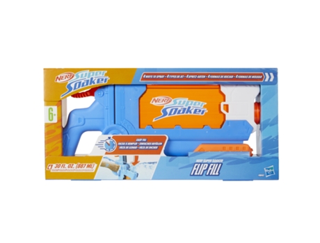 Nerf SUPER SOAKER, Flip Fill Lanza dardos SUPER SOAKER 6 Años