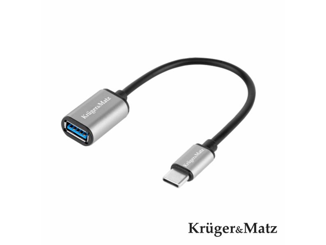 Adaptador Usb-C Macho KRUGER MATZ P/ Usb-A 3.0 Hembra