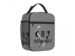 Bolsa Isotérmica Para El Almuerzo Cristiano Ronaldo Cr7 Con Material Oxford Para Mujeres Y Niños, Talla Única 14