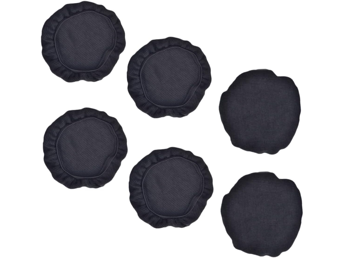 Juego De 6 Orejeras Elásticas De Punto Suave, Fáciles De Instalar, Tamaño