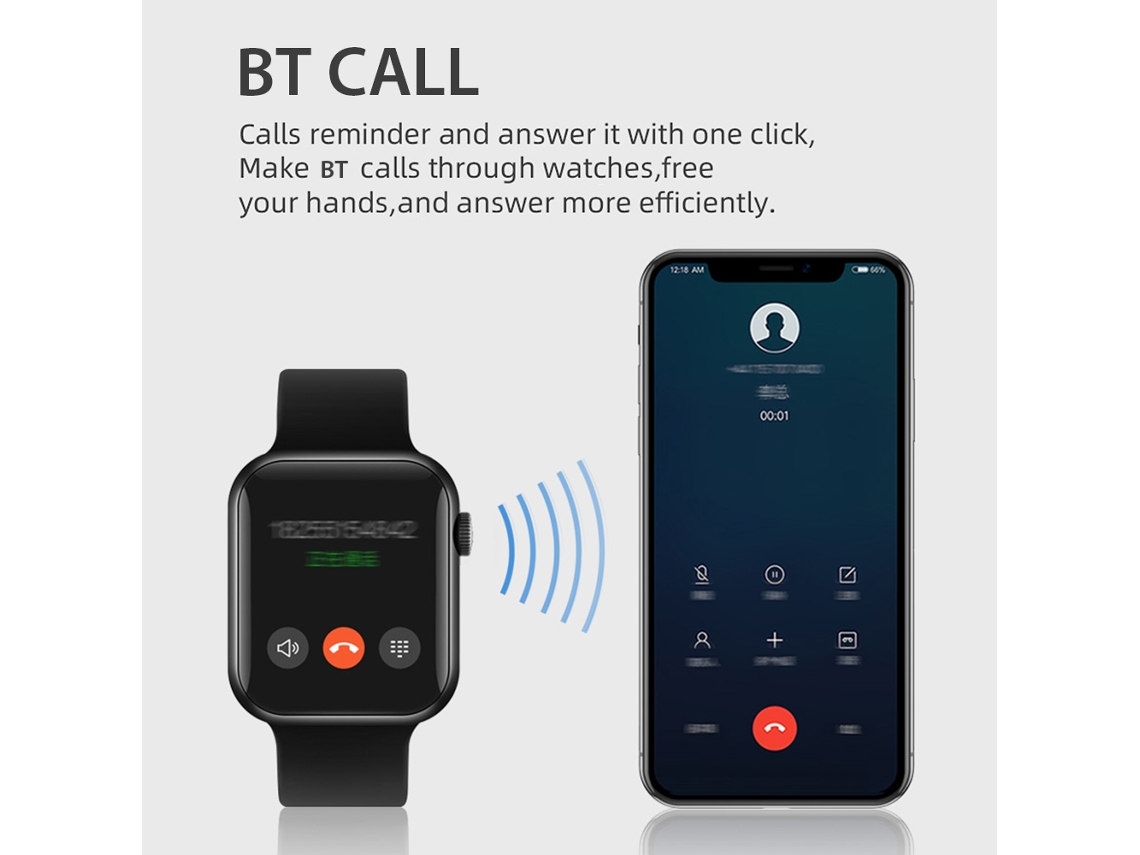 Relógio Inteligente X8 Smartwatch Com Face Personalizada Monitor De Saúde Cardíaca Sono Bt Chamada