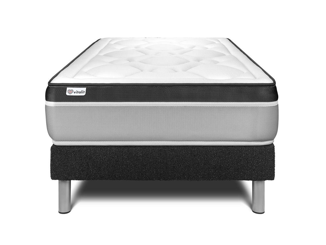 Canapé de Matrimonio Vital Ergo Altura VITALIT Negro (90x200)
