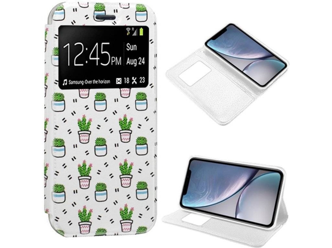 Funda iPhone XR COOL Cactus Blanco
